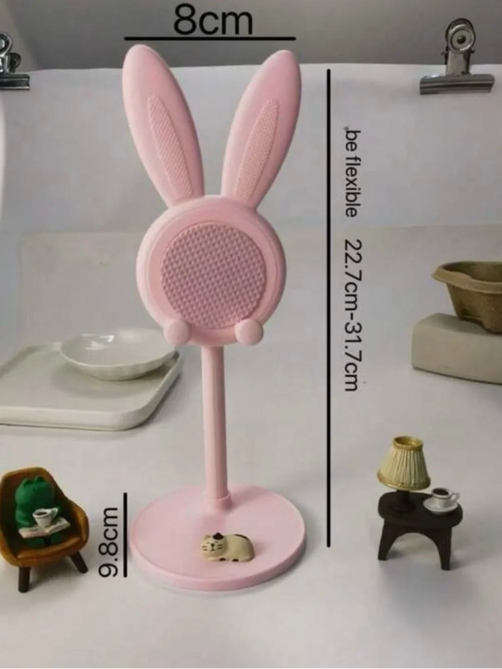 Kids Pink Bunny Phone Stand - Brand